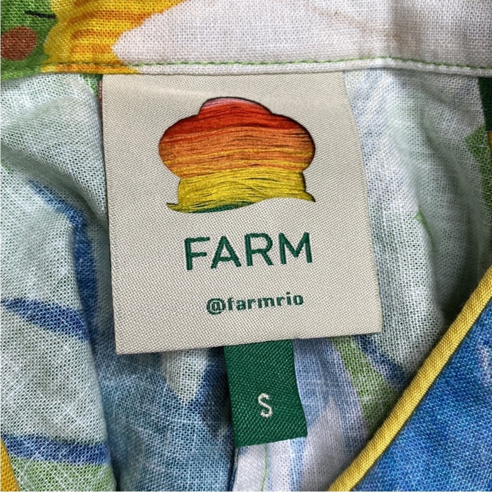 FARM Rio puff sleeve romper - Picture 8 of 10